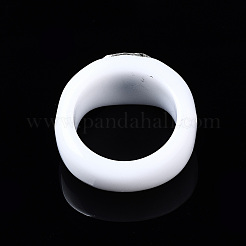 Opaque Acrylic Finger Rings&nbsp;RJEW-Q162-001F