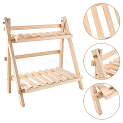 Wooden Foldable Storage Rack&nbsp;AJEW-WH0752-594