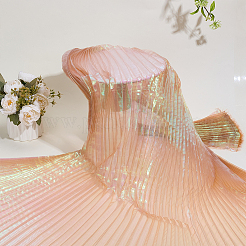 Polyester Mermaids Pleated Fabric&nbsp;DIY-WH0678-74A