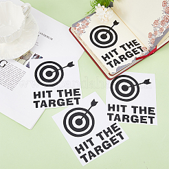 Removable Arrow Archery Target PVC Self Adhesive Toilet Stickers&nbsp;DIY-WH0430-324