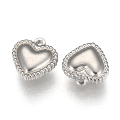Tarnish Resistant 304 Stainless Steel Charms&nbsp;STAS-F249-34P-A