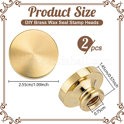 DIY Scrapbook Blank Brass Wax Seal Stamp Heads&nbsp;DIY-WH0899-902B-02
