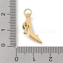 Brass Micro Pave Cubic Zirconia Pendants&nbsp;KK-D431-075B-02