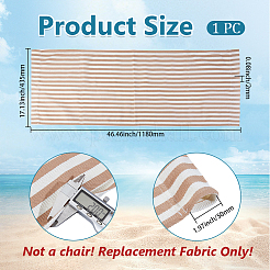 1Pc Stripe Polyester Chair Replacement Fabric&nbsp;AJEW-GF0014-50C