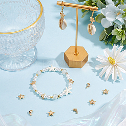 12Pcs 3 Styles Rack Plating Brass Beads&nbsp;KK-BBC0014-35