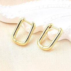Brass Huggie Hoop Earrings&nbsp;X-EJEW-F245-04G-A