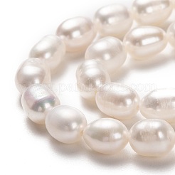 Natural Cultured Freshwater Pearl Beads Strands&nbsp;PEAR-L033-70-01