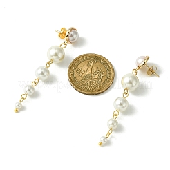 Brass Dangle Stud Earrings&nbsp;EJEW-TA00291