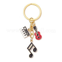Music Theme Alloy Enamel Pendant Keychain&nbsp;KEYC-JKC01124