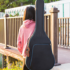 2Pcs 2 Colors Imitation Leather & Alloy & Polyester Guitar Pick Bag&nbsp;FIND-FH0018-04