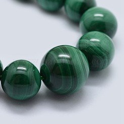 Natural Malachite Graduated Beaded Necklaces&nbsp;NJEW-F218-01A