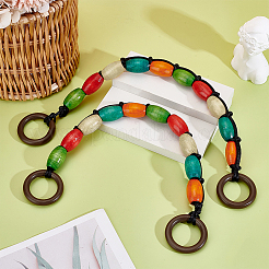 Wood Bead Bag Handle&nbsp;HJEW-PH02144
