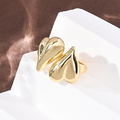 Brass Cuff Open Rings&nbsp;LS-RJEW-Z129-02G-06