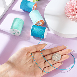 4 Rolls 4 Colors Round Waxed Polyester Cord&nbsp;YC-TA0001-21C