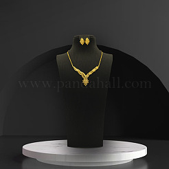 Brass Pendant Necklaces & Stud Earrings for Women&nbsp;FS-WGBE006-01