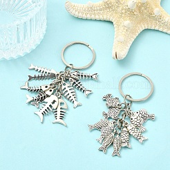 2Pcs Alloy Keychains&nbsp;KEYC-YW00235