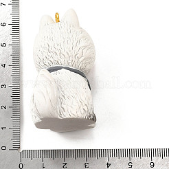 Cute Opaque Resin Pendants&nbsp;LS-CRES-D310-02B