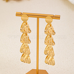 Alloy Nuggets Tassel Stud Earrings&nbsp;FS-WGA2C32-01