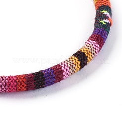 Rope Cloth Ethnic Cords Bracelets&nbsp;BJEW-JB04183-M