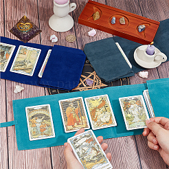3Pcs 3 Colors Double-Sided Velvet Tarot Cards Storage Bags&nbsp;ABAG-CN0001-04