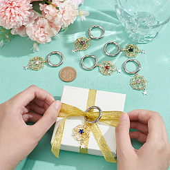 Alloy Rhinestone Shoe Charms&nbsp;PALLOY-AB00015