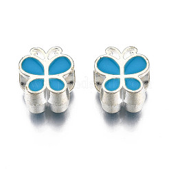 Alloy Enamel European Beads&nbsp;MPDL-T005-004B-RS