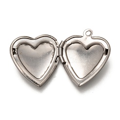 Non-Tarnish 316 Stainless Steel Locket Pendants&nbsp;STAS-O135-06P