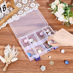3Pcs 8 Grids PP Plastic Adjustable Dividers Boxes&nbsp;CON-PA0001-13