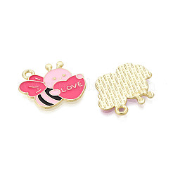 Valentine's Day Alloy Enamel Pendants&nbsp;ENAM-T023-13B