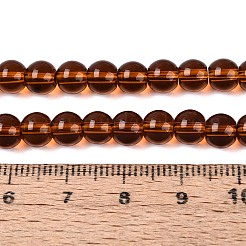 Transparent Glass Beads Strands&nbsp;GLAA-T032-T6mm-30