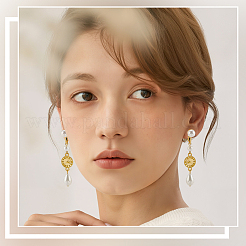 18Pcs 3 Colors Brass Clip-on Earring Findings&nbsp;KK-SC0006-61A