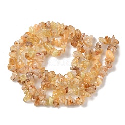 Natural Citrine Beads Strands&nbsp;GG-CBAAEDE-A01-A