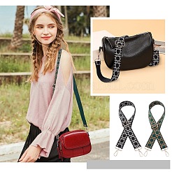 2Pcs 2 Colors Adjustable Polyester Geometric Pattern Bag Straps&nbsp;FIND-PH0003-73