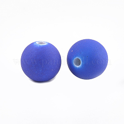 Rubberized Style Acrylic Beads&nbsp;X-MACR-T023-31A