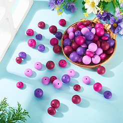 120Pcs 12 Styles Silicone Focal Beads&nbsp;SIL-CW0001-01D