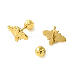 Ion Plating(IP) 304 Stainless Steel Ear Studs&nbsp;EJEW-Q801-12G