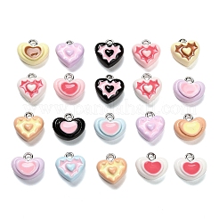 Opaque Resin Charms&nbsp;RESI-F057-02