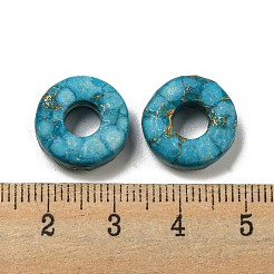 Dyed Synthetic Turquoise European Beads&nbsp;G-B070-22B