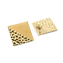 Ion Plating(IP) 201 Stainless Steel Stud Earrings&nbsp;EJEW-K270-26G
