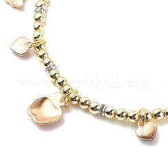 Heart & Cherry & Grape & Apple Enamel Fruit Charms Necklace&nbsp;NJEW-JN03964