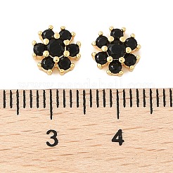 Brass Micro Pave Cubic Zirconia Beads&nbsp;KK-U056-15G