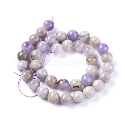 Natural Lavender Amethyst Beads Strands&nbsp;G-L555-01-10mm