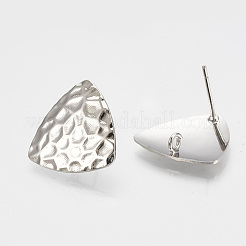 Brass Ear Stud Findings&nbsp;X-KK-S336-21P