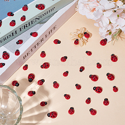 160Pcs 3 Styles Plastic Simulation Ladybug&nbsp;AJEW-WR0002-74