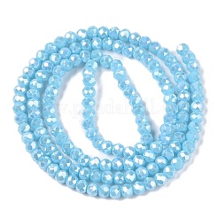 Electroplate Glass Beads Strands&nbsp;LS-EGLA-A044-P1mm-B08