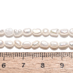 Natural Cultured Freshwater Pearl Beads Strands&nbsp;PEAR-N028-01