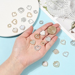 24Pcs 12 Styles Alloy Charms&nbsp;FIND-YW0006-77