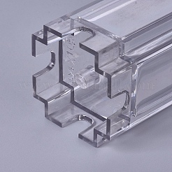 Transparent Plastic Candle Molds&nbsp;LS-AJEW-WH0109-05