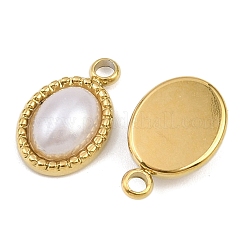 304 Stainless Steel ABS Imitation Pearl Charms&nbsp;STAS-Z166-21C-G