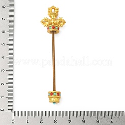 Brass Screw Peg Bails&nbsp;KK-NH0008-08G